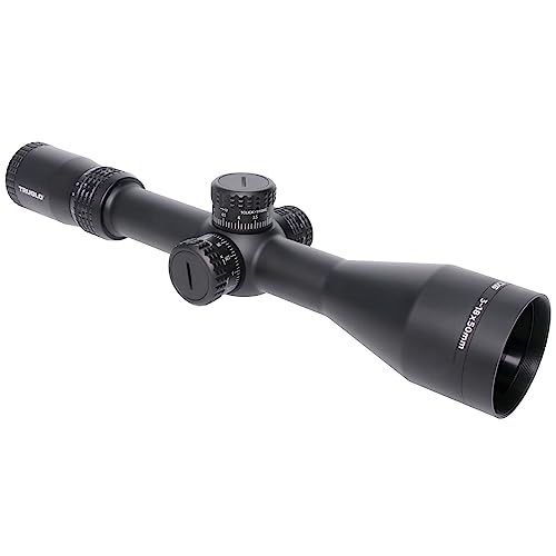 Image of TRUGLO TX6 FFP Tactical Hunting Shooting Durable Waterproof Fogproof Shock Resistant One-Piece 30mm Aluminum Tube Illuminated MRAD Mil-Dot Reticle Riflescope | 3 inch Sunshade Included