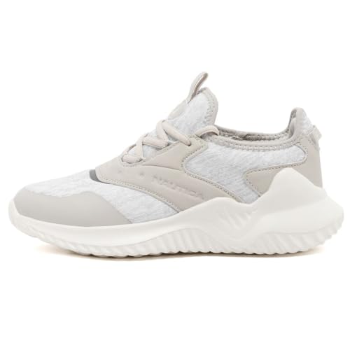 Image of Nautica Women's Casual Fashion Sneakers - Comfortable Walking Shoes with Knit Upper and Cushioned Support