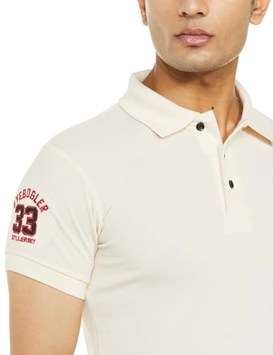 Image of Noble Monk Men's Cotton Blend Regular Fit Polo T-Shirt