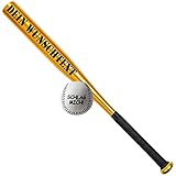 Spass kostet Sportset Baseballschläger mit WUNSCHTEXT deiner Wahl mit Ball in 5 Farben