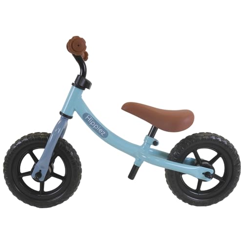 Hippiez Metal Balance Bike Worker Old Blue ab 2 Jahren – Blaues Loop-Fahrrad – Verstellbarer Sattel und Lenker – Für Jungen – Kompakt und sicher – Niedriger Einstieg