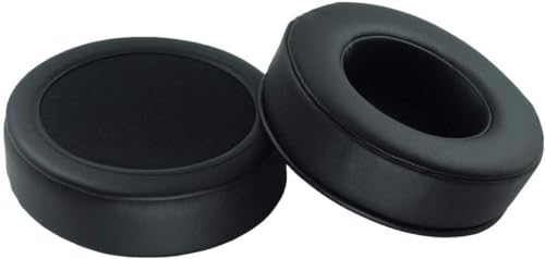 1 par de almohadillas para auriculares negras de 90 mm de grosor, repuestos para auriculares gaming Kraken Pro miniatura 1