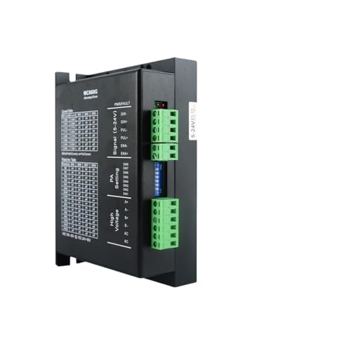 PPOZYLPC 2Phase Nema34 Stepper Driver DC24V～110V/AC18V～80V 7.2A 400～51200ppr Open Loop Stepper Electronic Starter Driver for CNC/3C Machine(MC860P-2) Industrial Motors