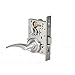 Stanley Best 45H 7 AB 17R S 626 RH 7-Pin Gull Wing Standard Less Core Lever Lock, Right Handed, Satin Chrome, 2"