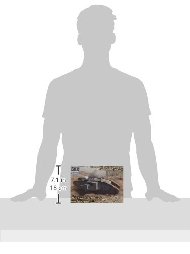 Masterbox British Male Mk II Tank Kit Modelo 1/72 miniatura 6