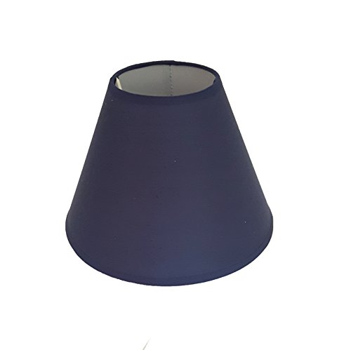 9 Coolie Ceiling Table Lamp Shade Black Cream Lt Blue Lt Green Navy Peach Red - Main Colour: Navy