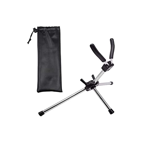 Liyafy Foldable Saxophone Bracket Alto Tenor Sax Stand Universal Wind Instrument Bracket with...