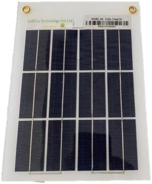- Lightweight Semi Flexible Solar Panel (3.6 W)