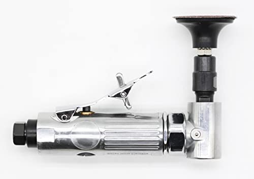 Image of 1 /4 Inch Air Die Grinder - Lightweight Pneumatic Angle Grinder Tool for Metal, Deburring, Polishing, Grinding, with Safety Trigger