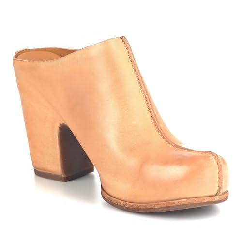 Image of KORK-EASE Women's Sagano Leather Mule, Natural, 10 M