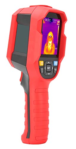 Handheld Non-Contact Body Temperature Thermal Imaging Camera Fever Detection Screening 30℃ - 45℃ (86 F - 113 F) with Resolution 200x150 and 2.8" LCD Screen and High Temperature Alarm (220K)