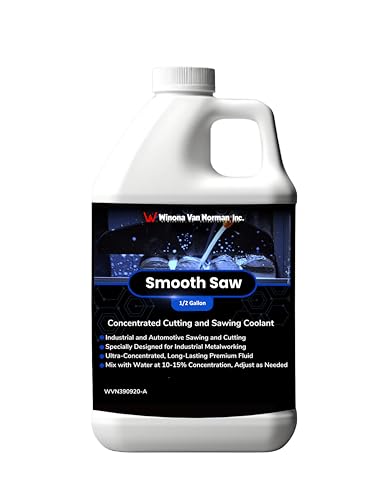 Winona Van Norman Smooth Saw - General Purpose Concentrated Cutting and Sawing Coolant - Advanced Synthetic Fluid (1/2 Gallon)