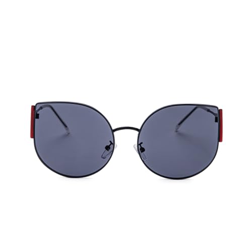 Image of Intellilens | Branded and Stylish Sunglasses | 100% UV Protected | Light Weight, Durable, Premium Looks | Men & Women | Black Lenses | Cateye | Medium