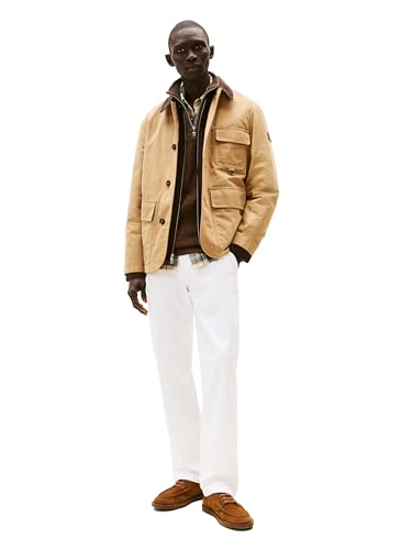 Image of Tommy Hilfiger Men's Stretch Cotton Chino Pants in Custom Fit