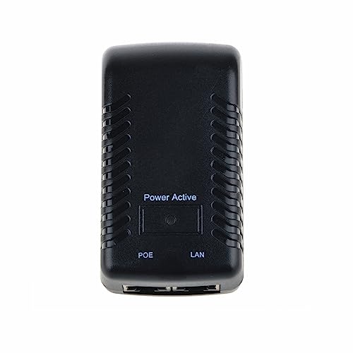 Adaptador inyector PoE de pared 48 V 0,5 A para Ethernet, compatible con teléfonos IP y cámaras IP miniatura 1