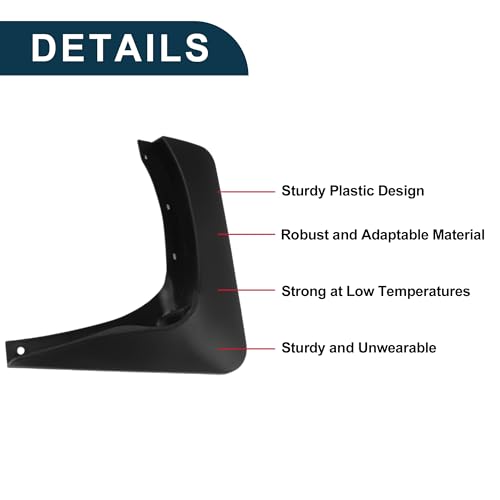 Image of Mud Flaps Splash Guards for Toyota Hiace 1992-2003 Front & Rear Mud Guards W /Mount Accessories