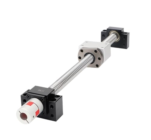 Metal Ball Screw nut SFU2505 Set of Precision Ball Screw + Nut + Nut Seat + Support Seat(800mm)