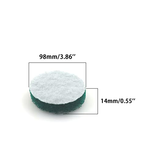 Image of Heavy Duty Scour Pads, Non-Scratch Scrub Sponges, ULIFESTAR 5PCS Dish Scrubber Scouring Pads, Dual-Sided Reusable Household Scrub Pads for Dishes,Dish Cleaning Tool,Kitchen Scrubbers & Metal Grills