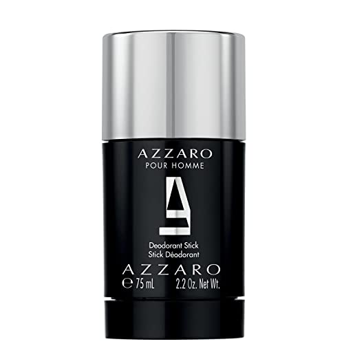 Azzaro Pour Homme Deodorant Stick Herren| Deo Stick Men| Deo Männer| Deostick| Azzaro Deo| Deo Stick Herren| 24h Frischegefühl| ohne Aluminium| Holzig und maskuliner Duft| 75ml Cover