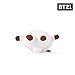 BT21 RJ Pluch Keyring One Size White