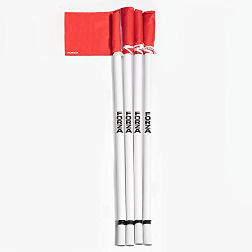 Poteaux et drapeaux de coin de football UEFA FORZA Pro pack de 4 accessoires
