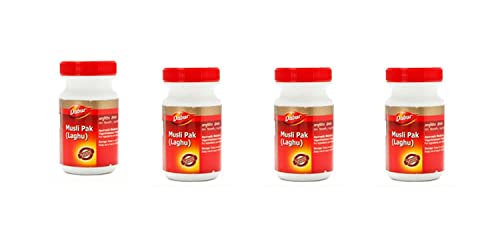 Dabur Musli Pak (Laghu) - For Strength and Stamina - Economy Pack 500g (125g X 4