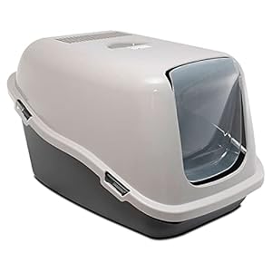 Tradineur – Arenero Moderno con Tapa abatible – Fabricado en Resistente plástico – Cubierta Desmontable – 39 x 40,5 x 58 cm