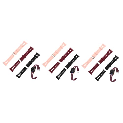 Bracelets de montre silicone ajustables pour le sport et le remplacement quotidien