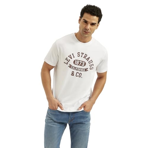 Image of Levi's Men's Letter Print Fitted T-Shirt