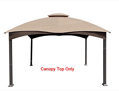 APEX-GARDEN-Replacement-Canopy-Top-for-The-Lowes-Gazebo-Model-GF-12S004B-1-GF-12S004BTO-Beige-Ripstop-Fabric APEX GARDEN Replacement Canopy Top for The Lowes Gazebo Model GF 12S004B 1 GF 12S004BTO Beige Ripstop Fabric