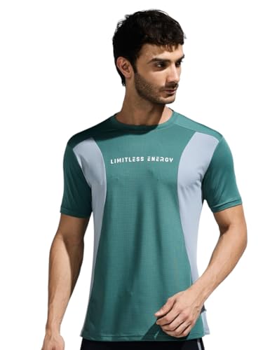 Image of Mens Stylish Supersoft Cut and Sew Breathable T-Shirt with HD Chest Print | Sports Tshirt for Men| Lightweight Men's T-Shirt| Men Tshirt