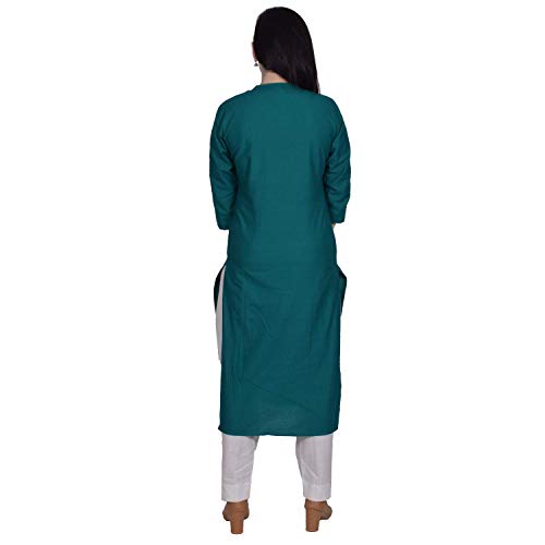Image of BLACK MACY Women's Cotton Regular Kurta