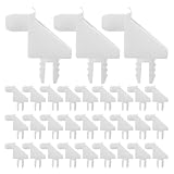 Compatibilité polyvalente : utilisez ces supports d’étagère pour vos placards, bibliothèques, penderies, etc. supports d’étagère en plastique