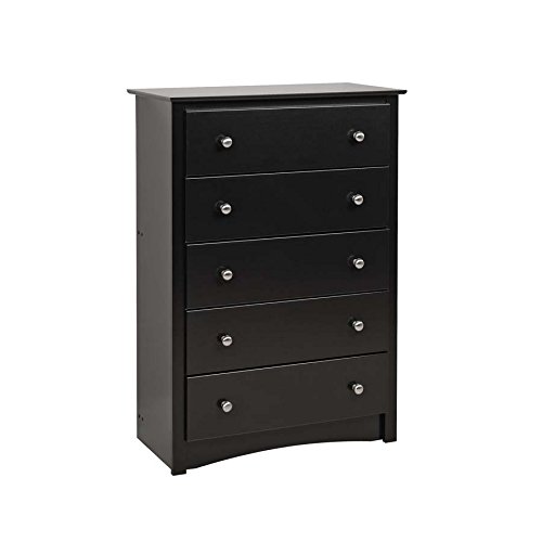 Black Sonoma 6 Drawer Dresser & Black Sonoma 5 Drawer Chest #TOP5
