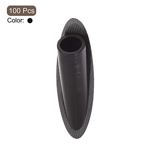 Image of MECCANIXITY 9mm Plastic Pocket Hole Plugs,Wood Plugs for Pocket Hole Jig Working Tool Accessories,Black Pack of 100