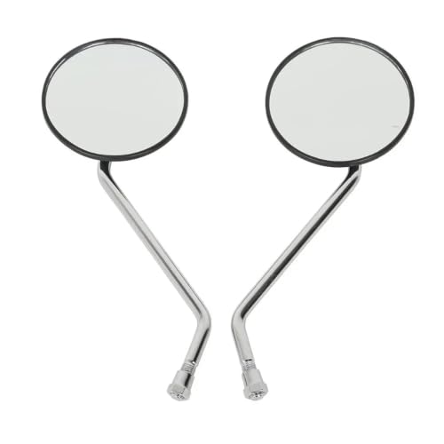 Retrovisores para moto plateados ajustables para mayor visibilidad en XR200 y XL250