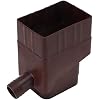 Rainwater Collection System, Professional Downpipe Diverter Kit Garden Outdoors (Dark Brown)