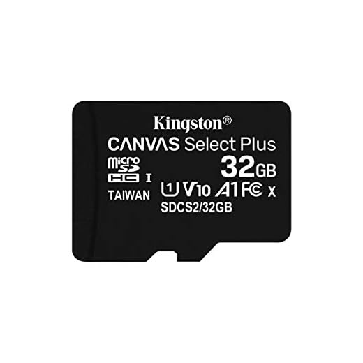 Kingston Canvas Select Plus micro-SD minneskort, SDCS2/32 GB-3P1A klass 10 (3 kort inkl. SD-adapter)