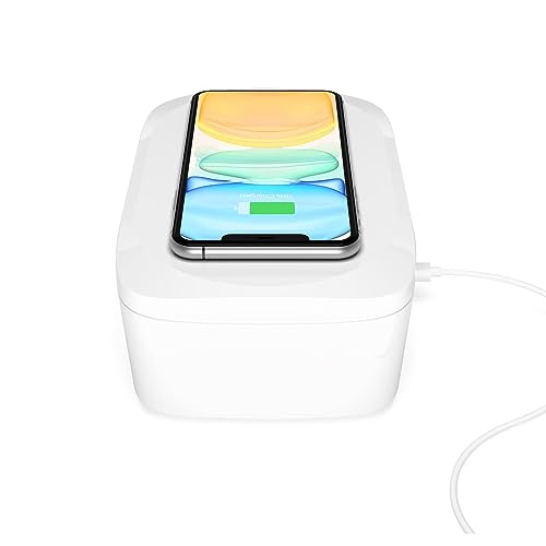 EINOVA Mundus Charging Dock, 10W Fast Wireless Charger with Accessory Box – for iPhone, Airpods, Samsung Galaxy and More
