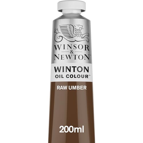 Winsor & Newton Winton 200ml Oil Colour - Raw Umber,1437554, 200 ml (Pack of 1)