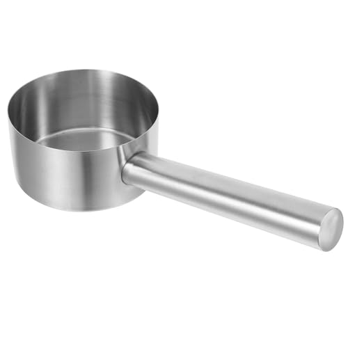 Cucharón de agua de acero inoxidable amplio para evitar derrames en casa 2