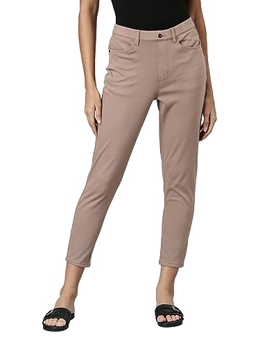 Image of GO COLORS Soft Cotton Blend Printed Jeggings Ankle Length for Women| Breathable, Mid Rise
