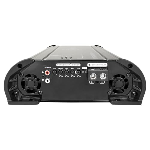 Image of Timpano 8000 Watts Mono Subwoofer Car Audio Amplifier TPT-BASS8000 1 Ohm - 12 Volts 8K Monoblock Class D Car Amp, Built-in Crossover & Bass Boost with Smart Fans