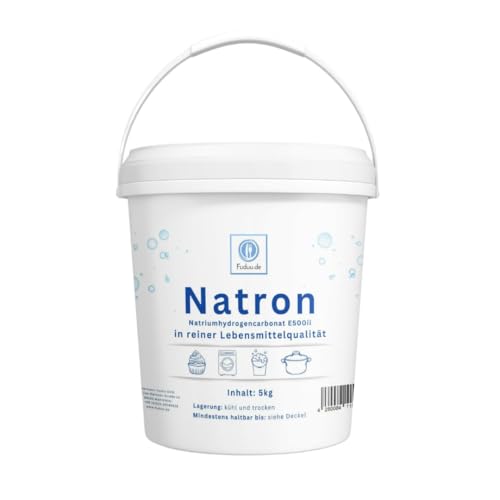 Fuduu.de – Natron polvo E500 ii bicarbonato de sodio NaHCO3 carbonato de sodio en cubo de 5 kg
