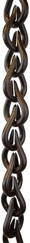 Miniatura 2 de Nutshell Stores Cadena de lluvia de gotas de aluminio fundido - Bronce - 12 pies