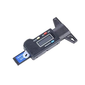 Bandprofieldieptemeter, digitale profieldieptemeter, bandprofielmeter, lcd-display, digitale dieptemeter voor banden