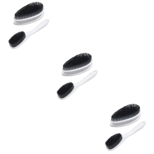 minkissy 3 Juegos Cepillo De Limpieza Ropa Ante Espuma Limpiadora De Zapatos Limpiador De y Zapatillas Pincel Cepillo para Fregar Zapatos El Plastico