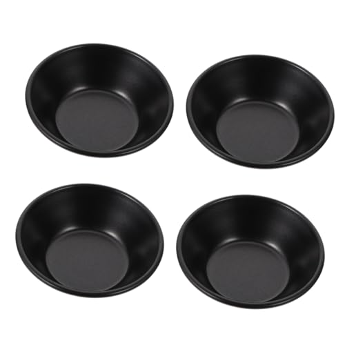 ARTSEWPLY 4 piezas Moldes Mini Redondos Antiadherentes para Tartaletas Prácticos y Creativos Moldes para Hornear Pan y Postres Cocina Hogar