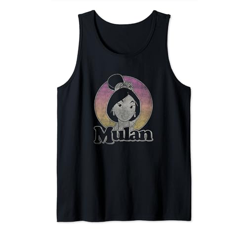Top Mulan Disney portrait souriant idéal pour vos tenues d'été décontractées