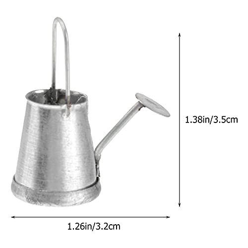 Yardwe 3 Pecas Mini Balde Torneira Tampo De Mesa Balde Em Miniatura Acessórios De Banho Regador De B